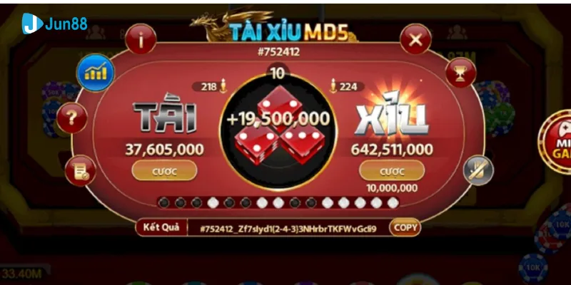 Mẹo hay khi chơi Tài Xỉu MD5 tại Jun88