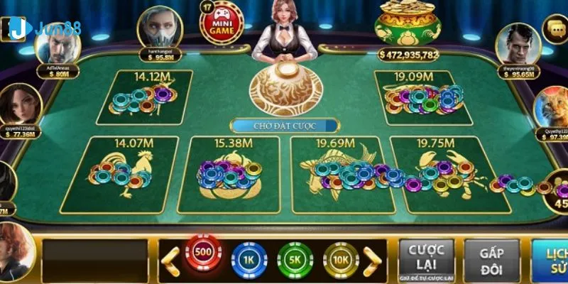 Trải nghiệm bầu cua tại Jun88: Cảm giác chơi thật, thắng thật 4 Khám phá chiến thuật để thắng lớn khi chơi bầu cua