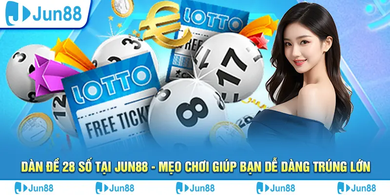 Dàn đề 28 số tại Jun88 - Mẹo chơi giúp bạn dễ dàng trúng lớn 2 Dàn đề 28 số tại Jun88 - Mẹo chơi giúp bạn dễ dàng trúng lớn
