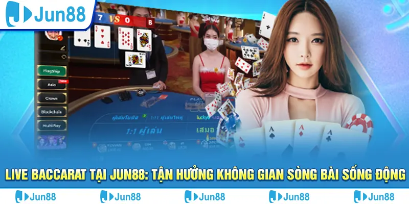 Live Baccarat tại Jun88: Tận hưởng không gian sòng bài sống động 7 Live Baccarat tại Jun88: Tận hưởng không gian sòng bài sống động