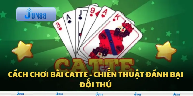 Cách chơi Bài Catte - Chiến thuật đánh bại đối thủ