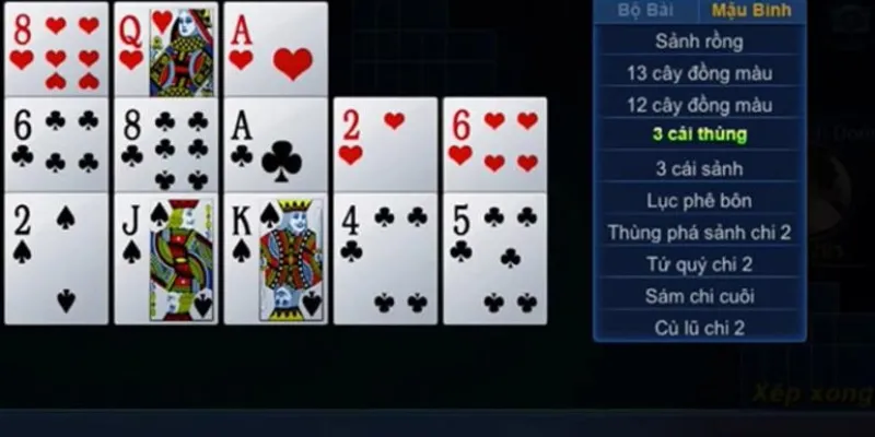 Những cách xếp bài Mậu Binh giúp tối đa hóa cơ hội chiến thắng