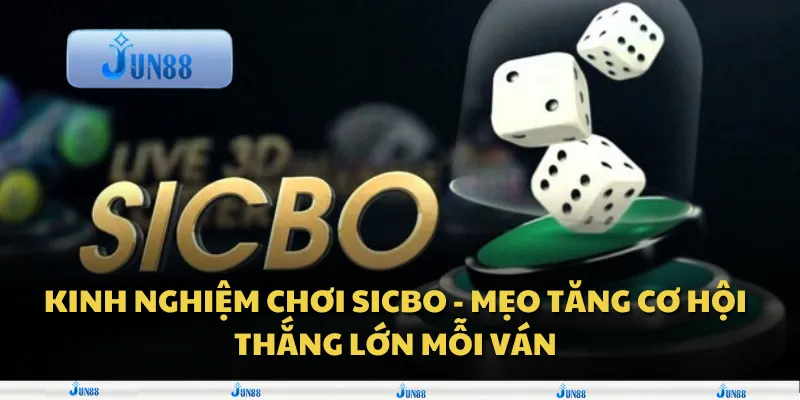 Kinh nghiệm chơi Sicbo - Mẹo tăng cơ hội thắng lớn mỗi ván