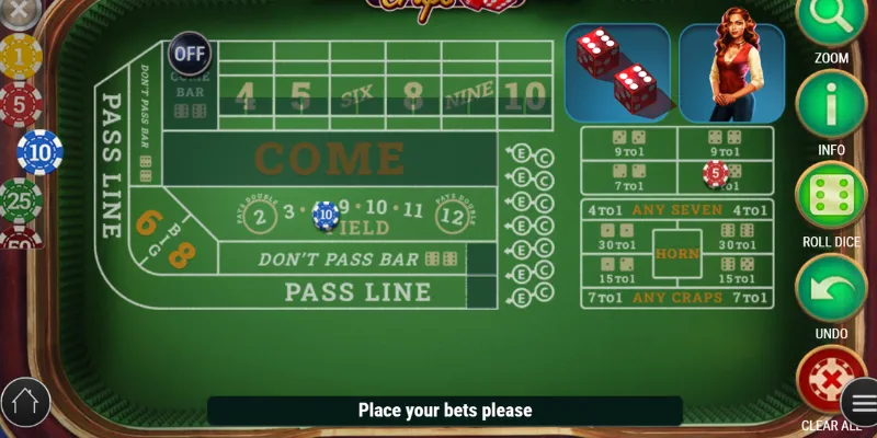 Bí quyết chơi Craps - Cách đặt cược tối ưu để thắng lớn 3 Các kiểu cược cơ bản đến nâng cao trong Craps